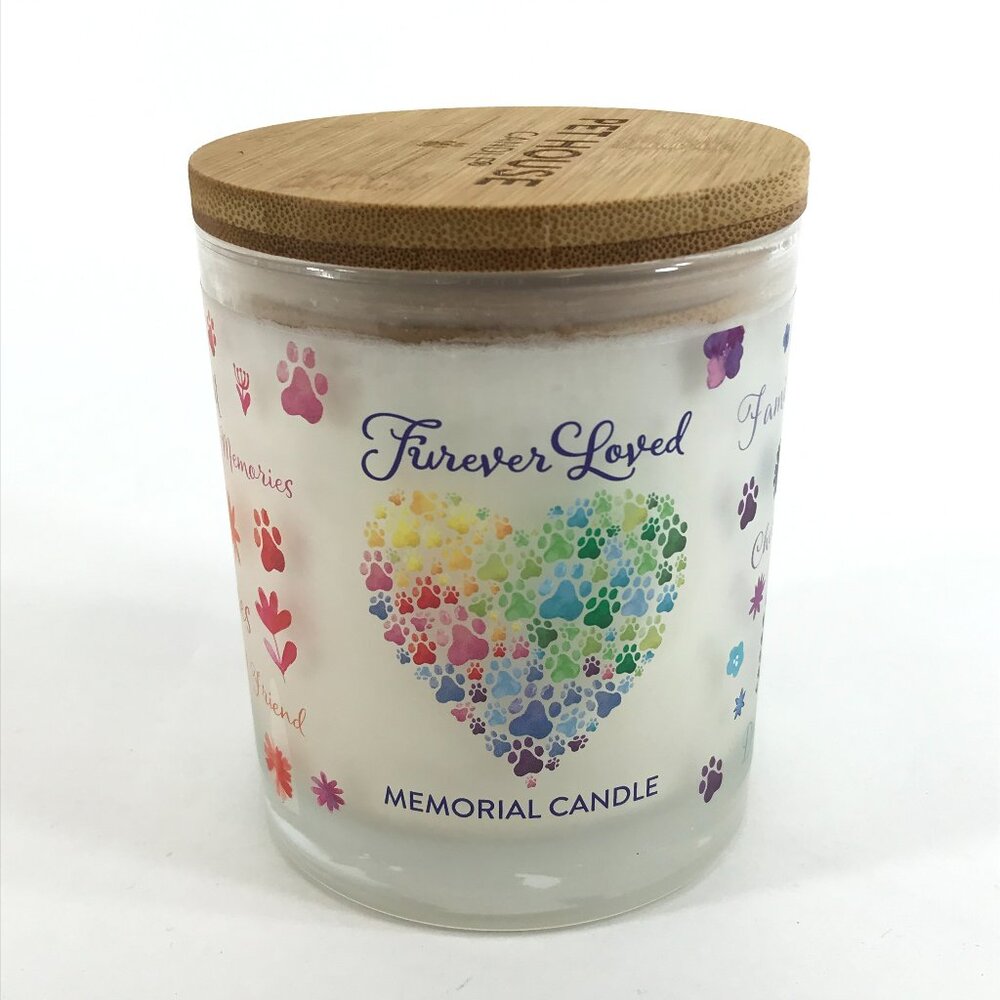 NEW Pet House Candle by One Fur All Pets Furever Loved Memorial Candle 9oz